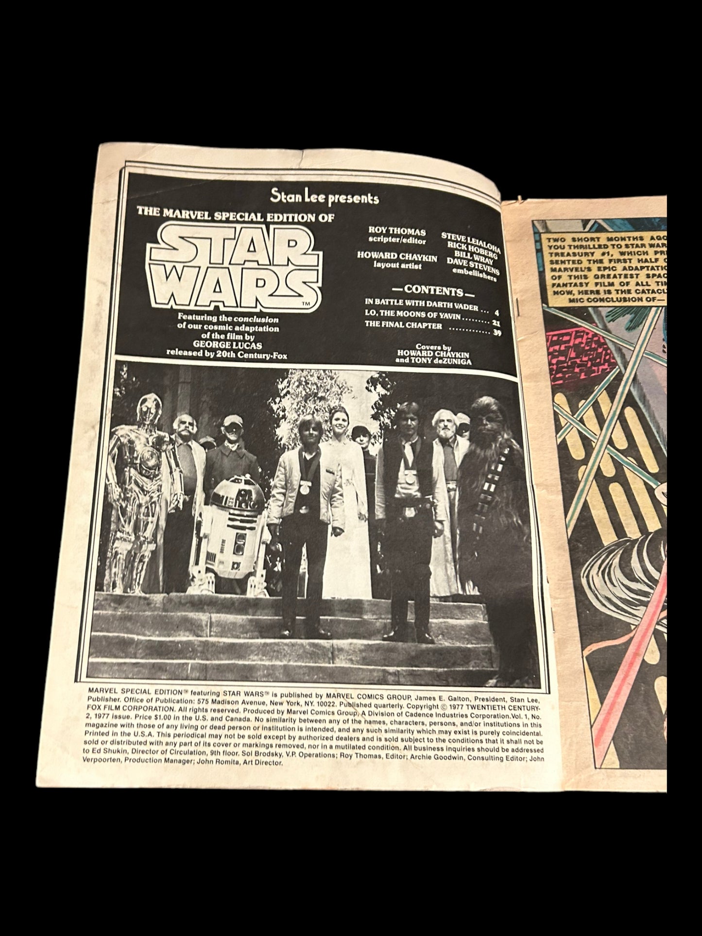 Marvel - Star Wars Special Edition - #2 - Whitman Edition - Treasury Size - 1977