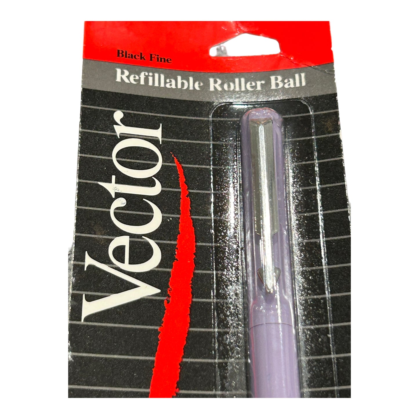 Parker Vector Rollerball Pen - Purple Barrel - Vintage 1987