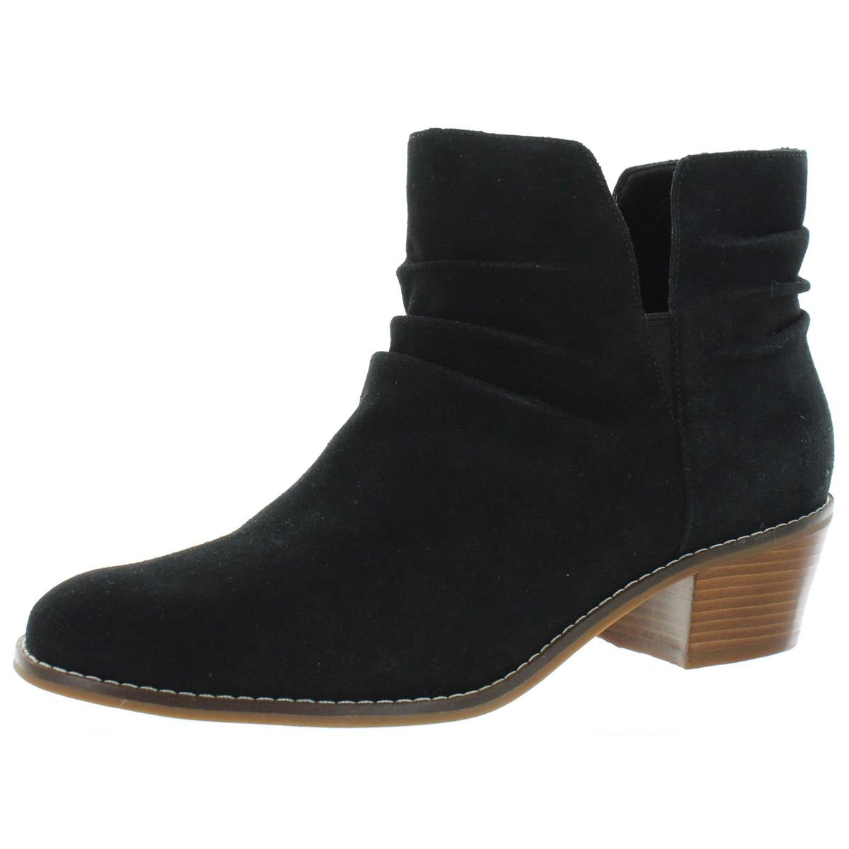 Cole Haan Womens Alayna Ankle Boots Suede Slouchy - Black Suede SIZE 6.5